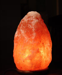 Natural Himalayan Salt Crystal Lamp - 9-11lbs